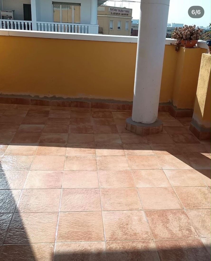 Paso 3: terraza terminada con suelo nuevo